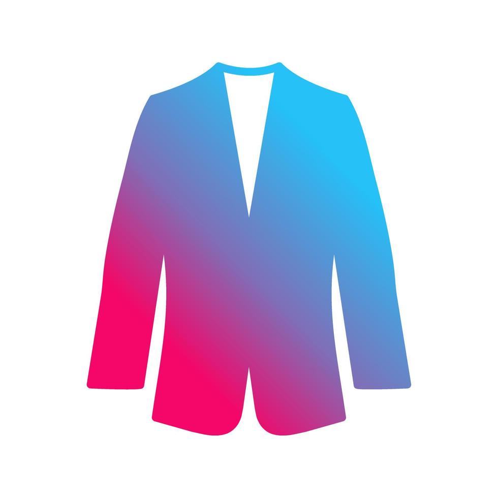 icono de vector de traje