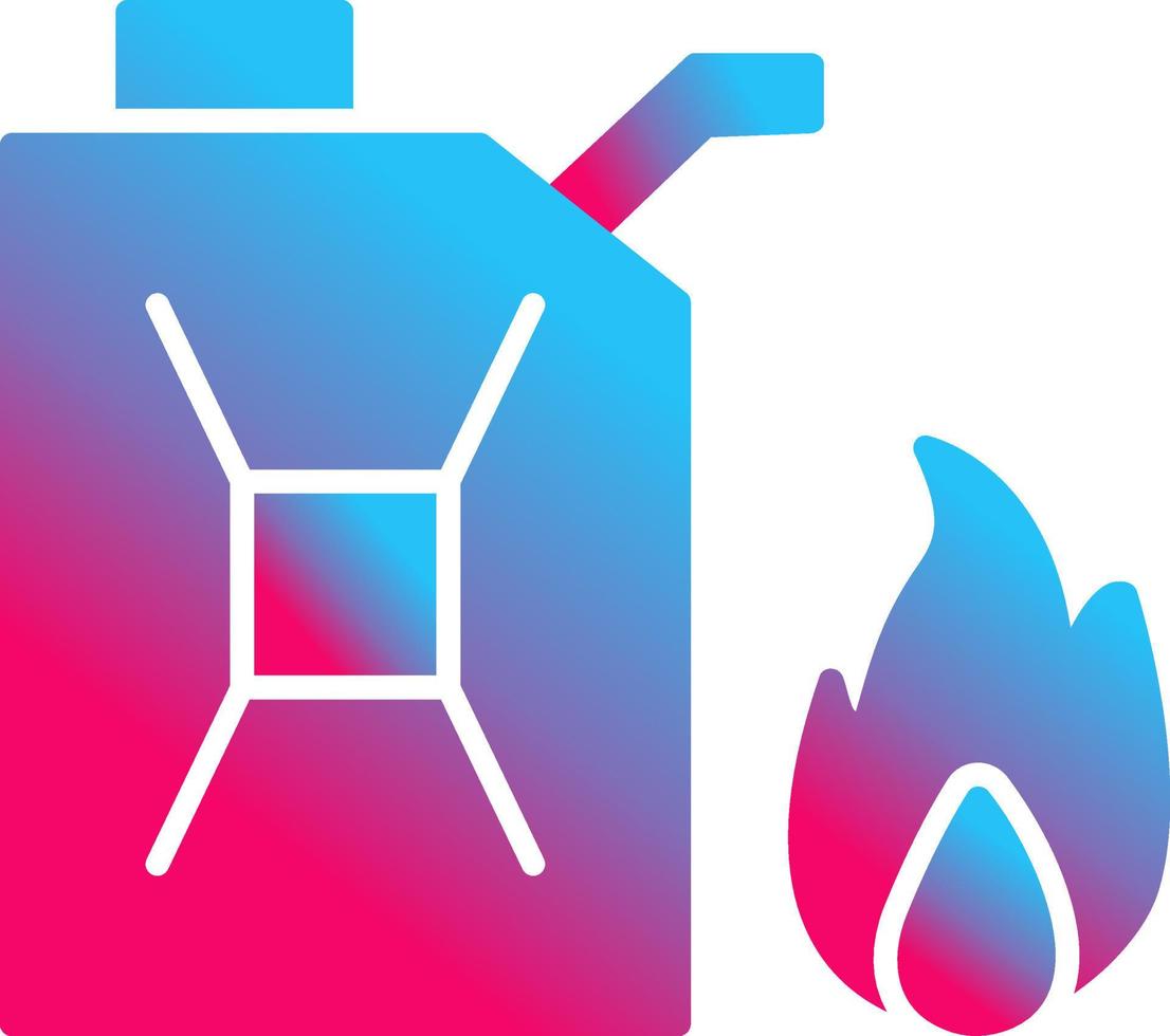 Unique Fuel to Fire Vector Icon