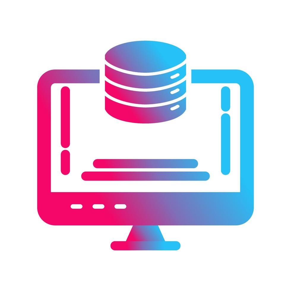 Data Storage Vector Icon