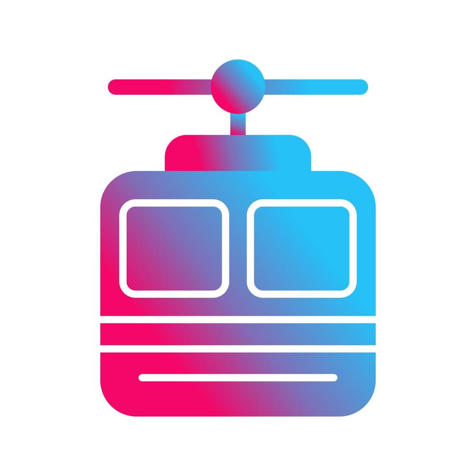 Cable car Vector Icon