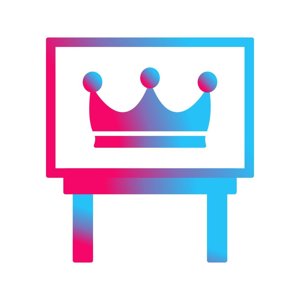 Crown Exhibit Vector Icon