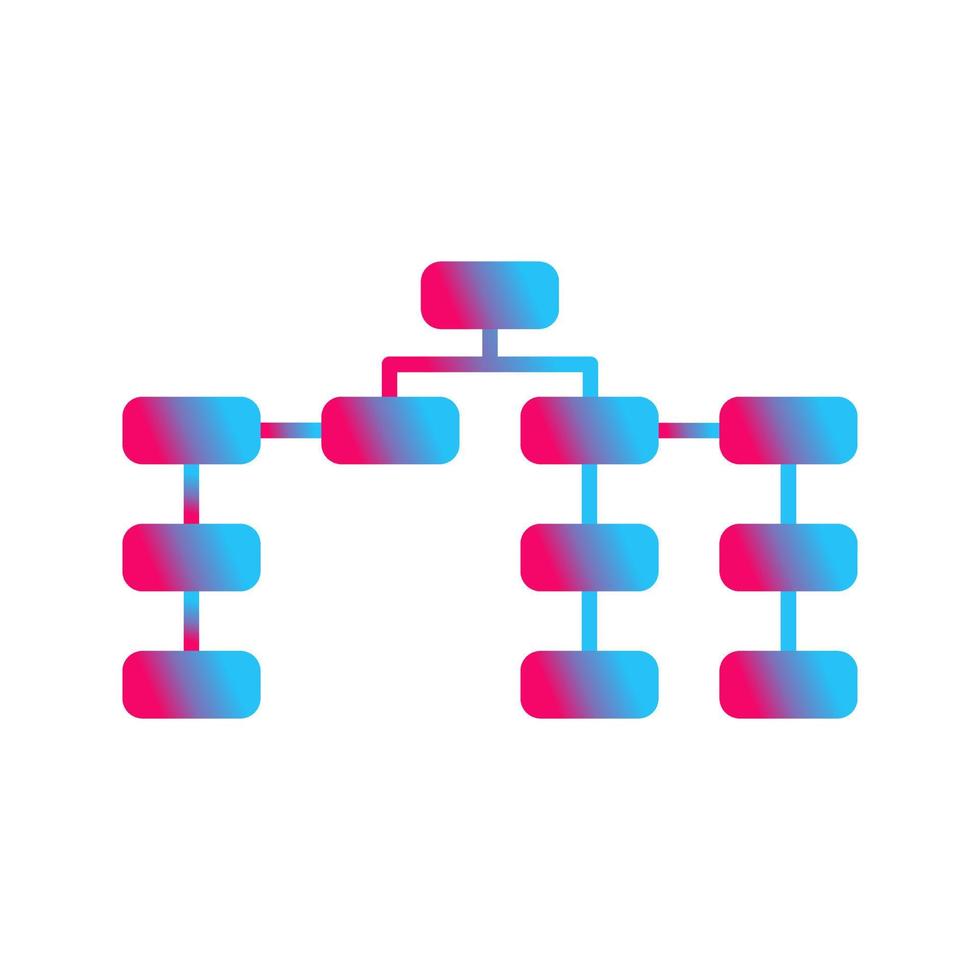 Unique Seo Structure Vector Icon