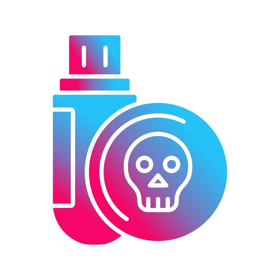 Infected Usb Drive Vector Icon