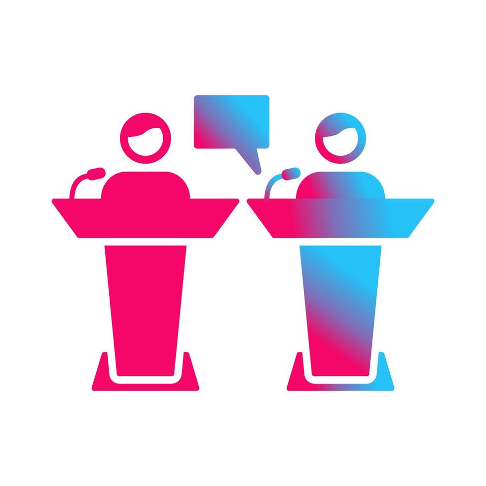 Debate Vector Icon