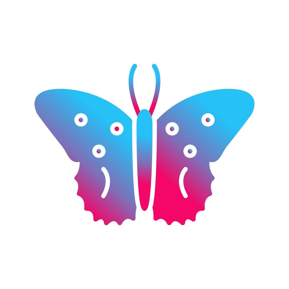 icono de vector de mariposa