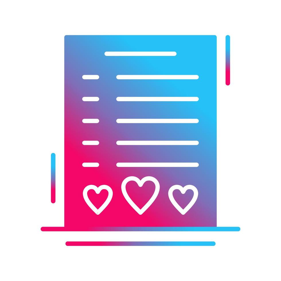 Wishlist Vector Icon