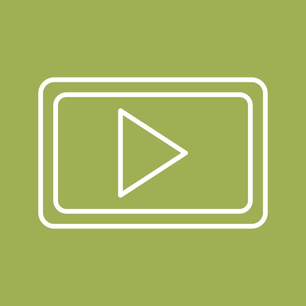 Unique Video Communication Vector Icon