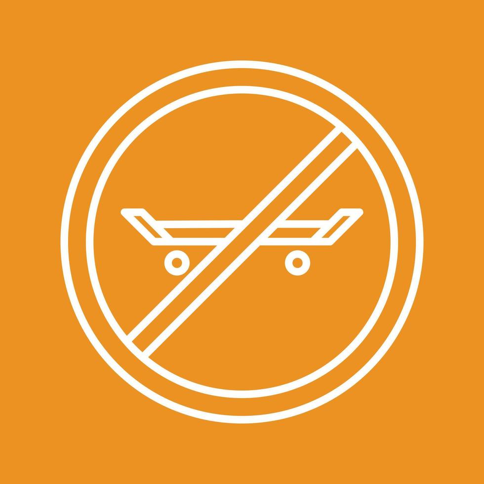 No Skating Vector Icon