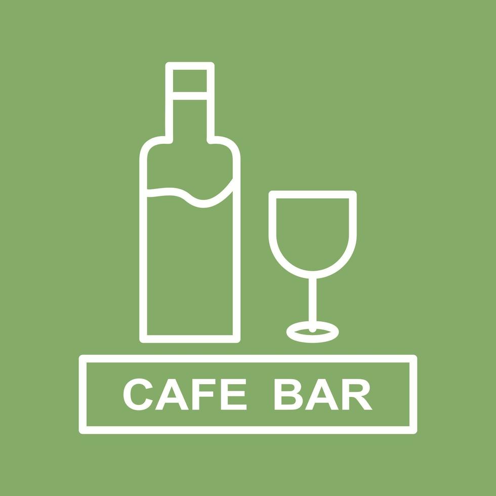Unique Drinks Cafe Vector Icon
