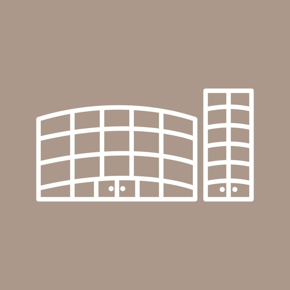 Unique Shopping Mall Vector Icon