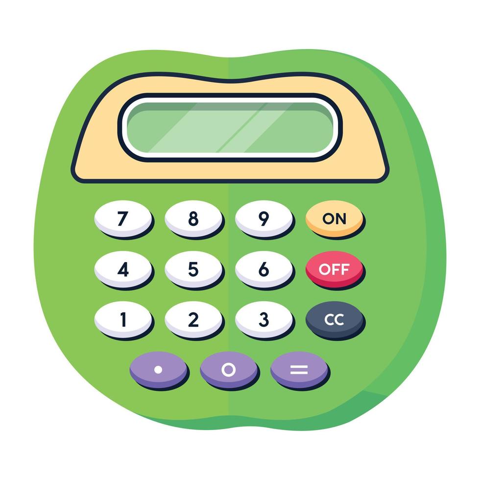 Trendy Scientific Calculator 19871721 Vector Art at Vecteezy
