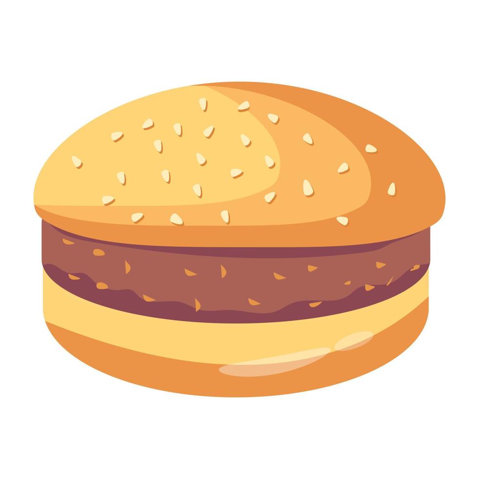 Trendy Hamburger Concepts vector