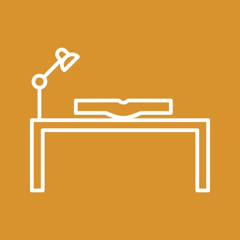 Unique Study Desk Vector Icon