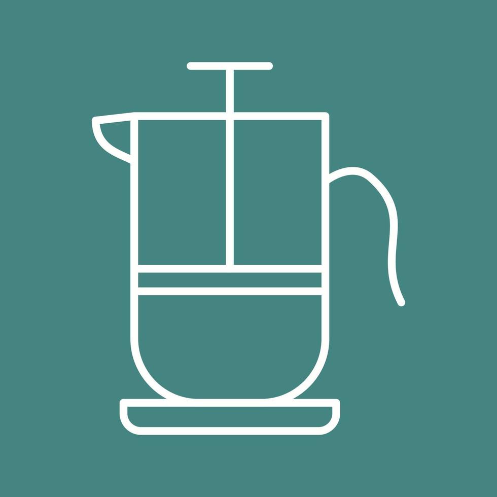 French Press Vector Icon