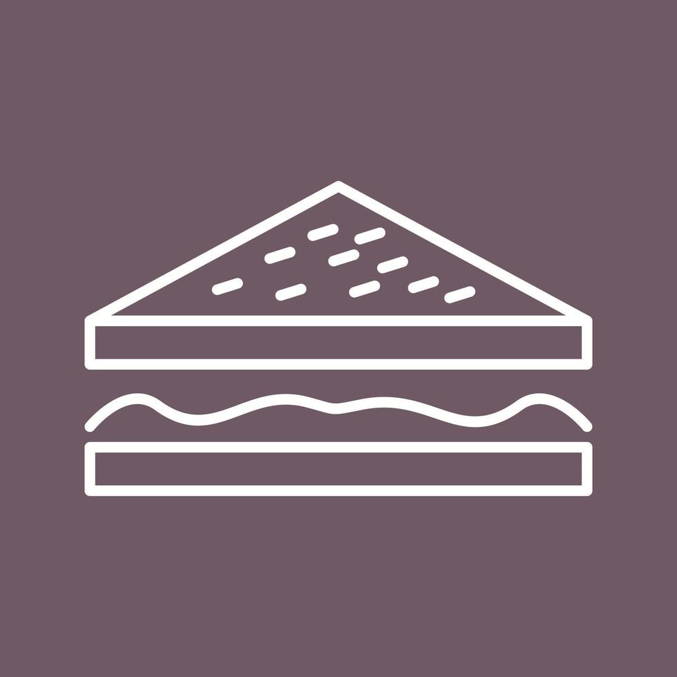 Unique Sandwich Vector Icon