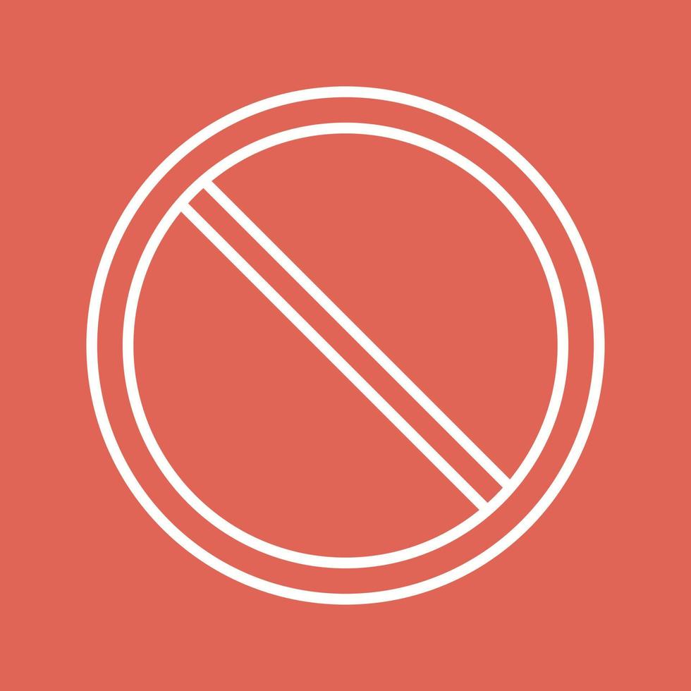 Prohibited Vector Icon