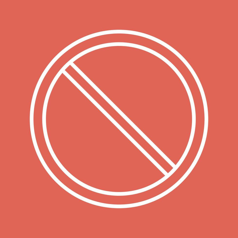 Prohibited Vector Icon