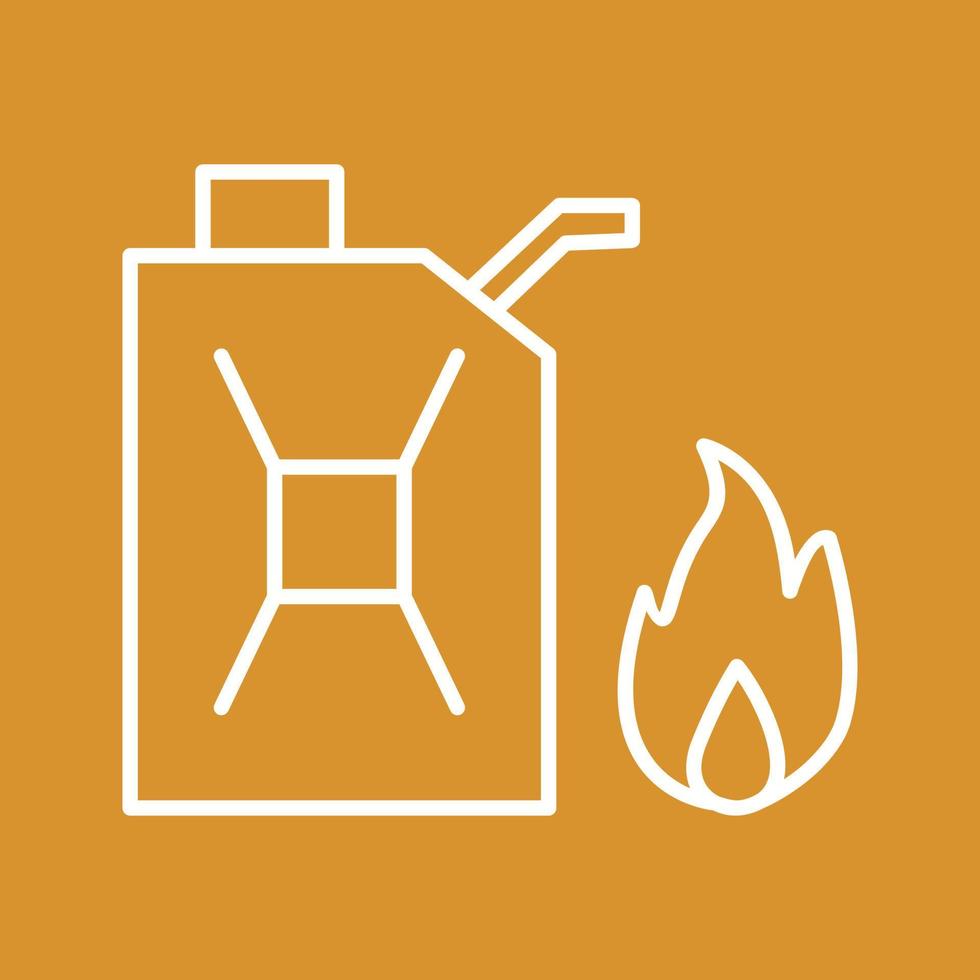 Unique Fuel to Fire Vector Icon