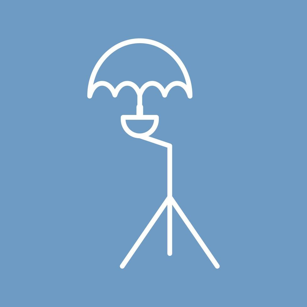 Unique Umbrella Stand Vector Icon