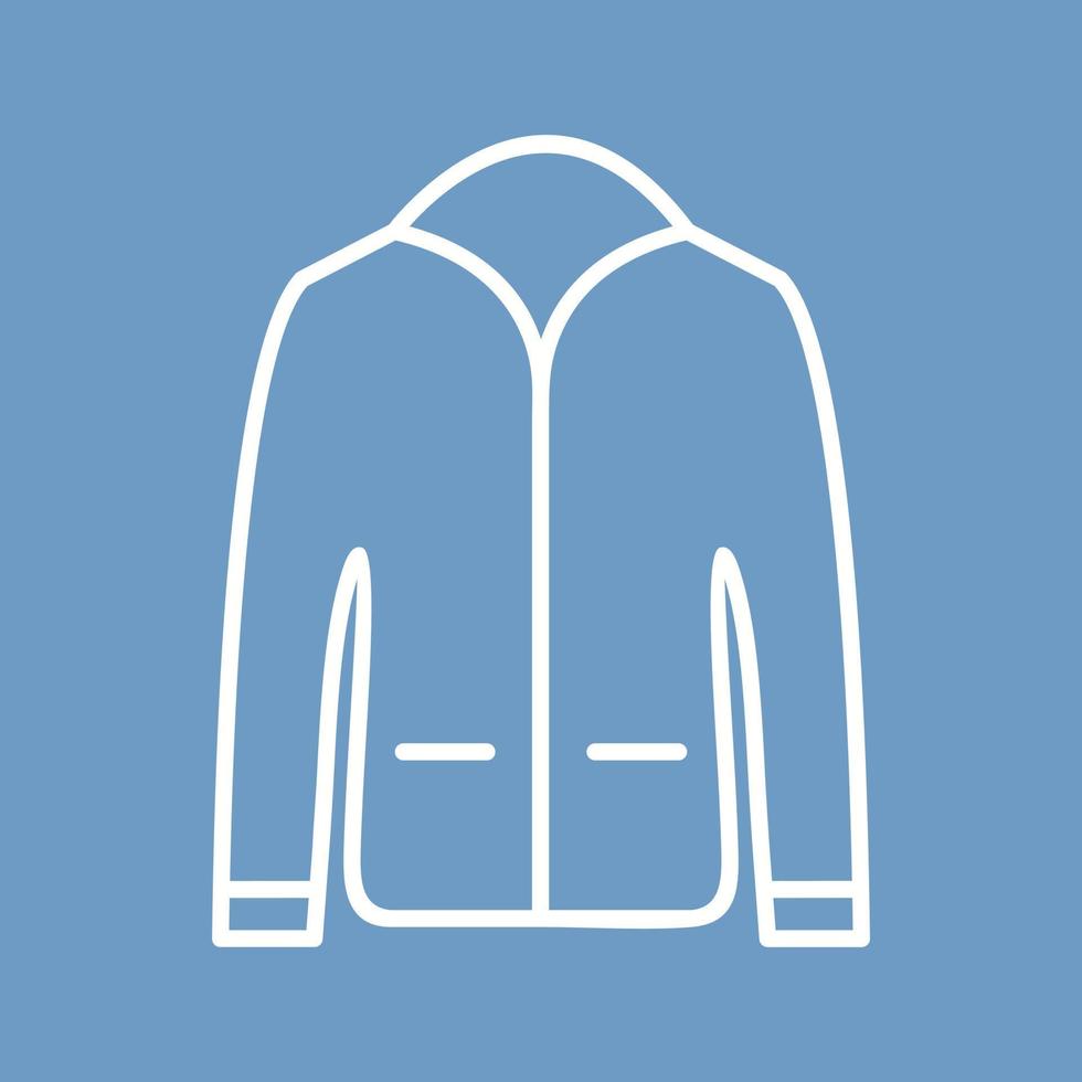 icono de vector de chaqueta de hombre