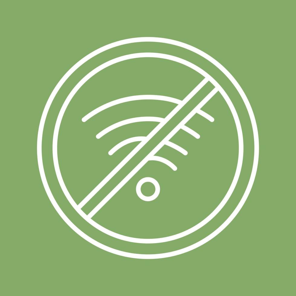 No Wifi Vector Icon