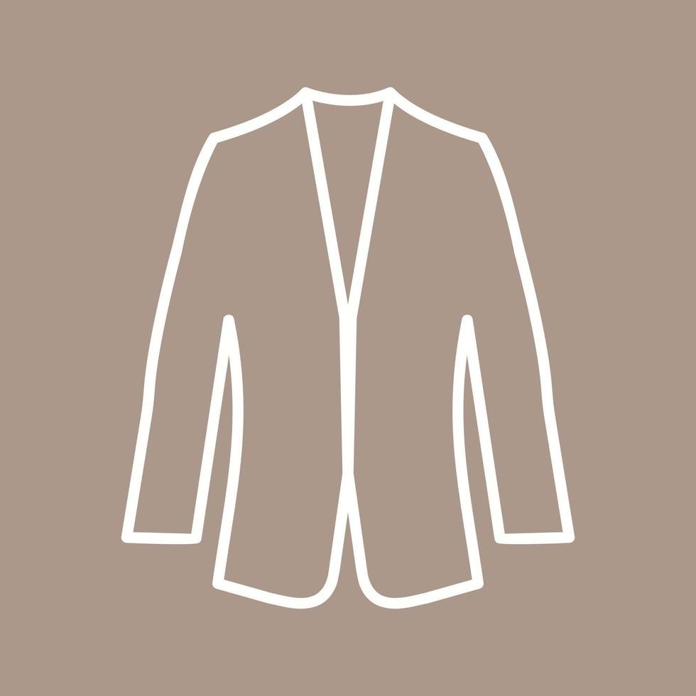 icono de vector de traje