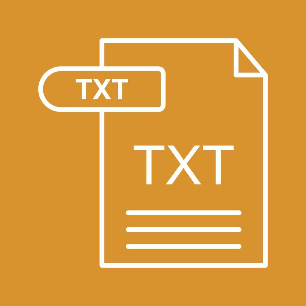 TXT Vector Icon