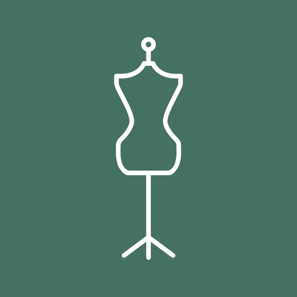 Dress Holder Vector Icon