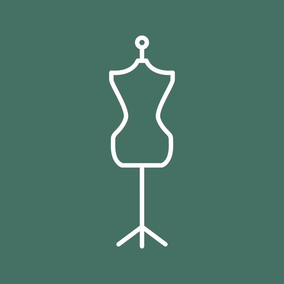 Dress Holder Vector Icon