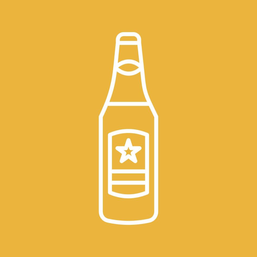 Beer Bottle Vector Icon