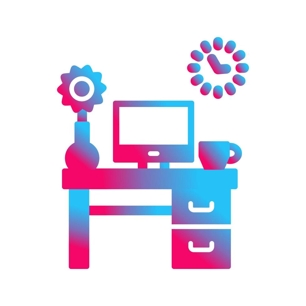 Work Table Vector Icon