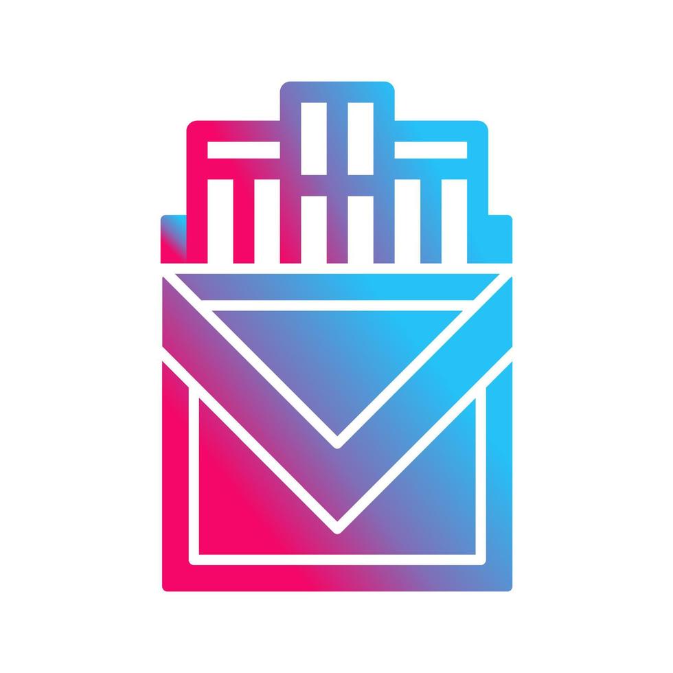 Cigarette Pack Vector Icon