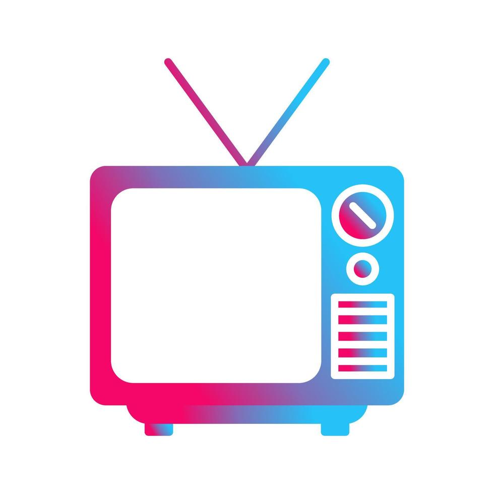 Television Broadcast Vector Icon