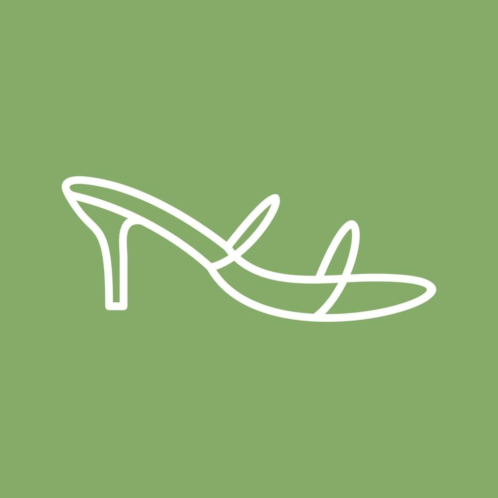 Stylish Sandals Vector Icon