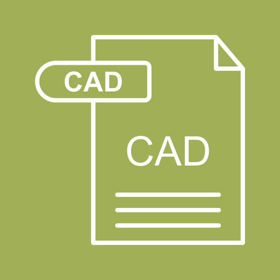 icono de vector de cad