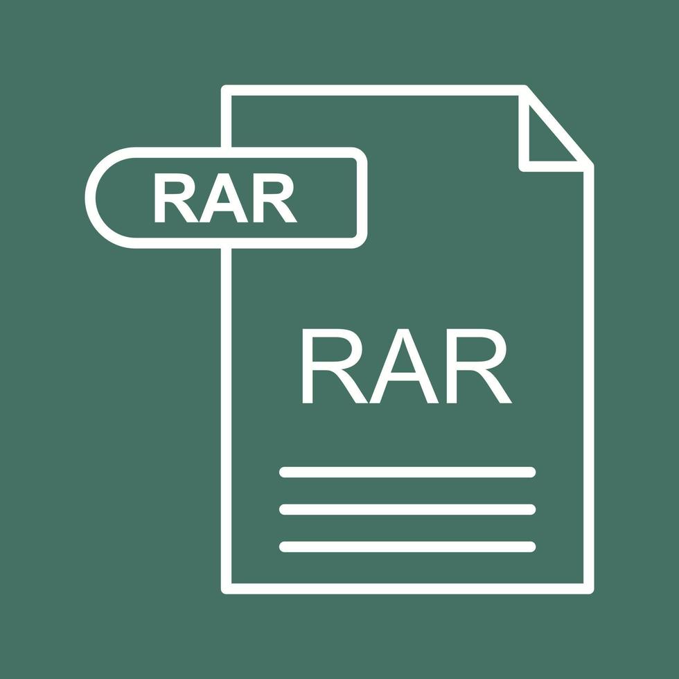 RAR Vector Icon