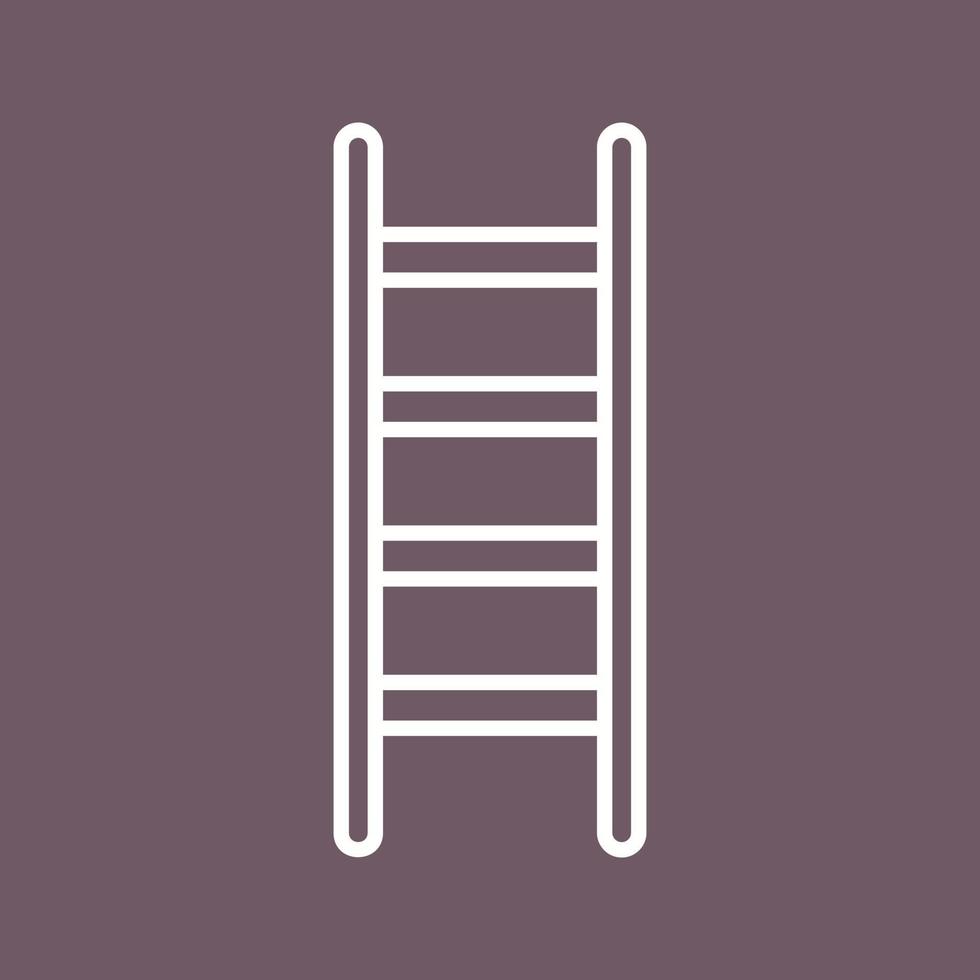 icono de vector de escalera