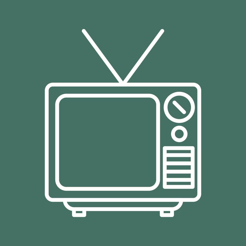 Television Broadcast Vector Icon