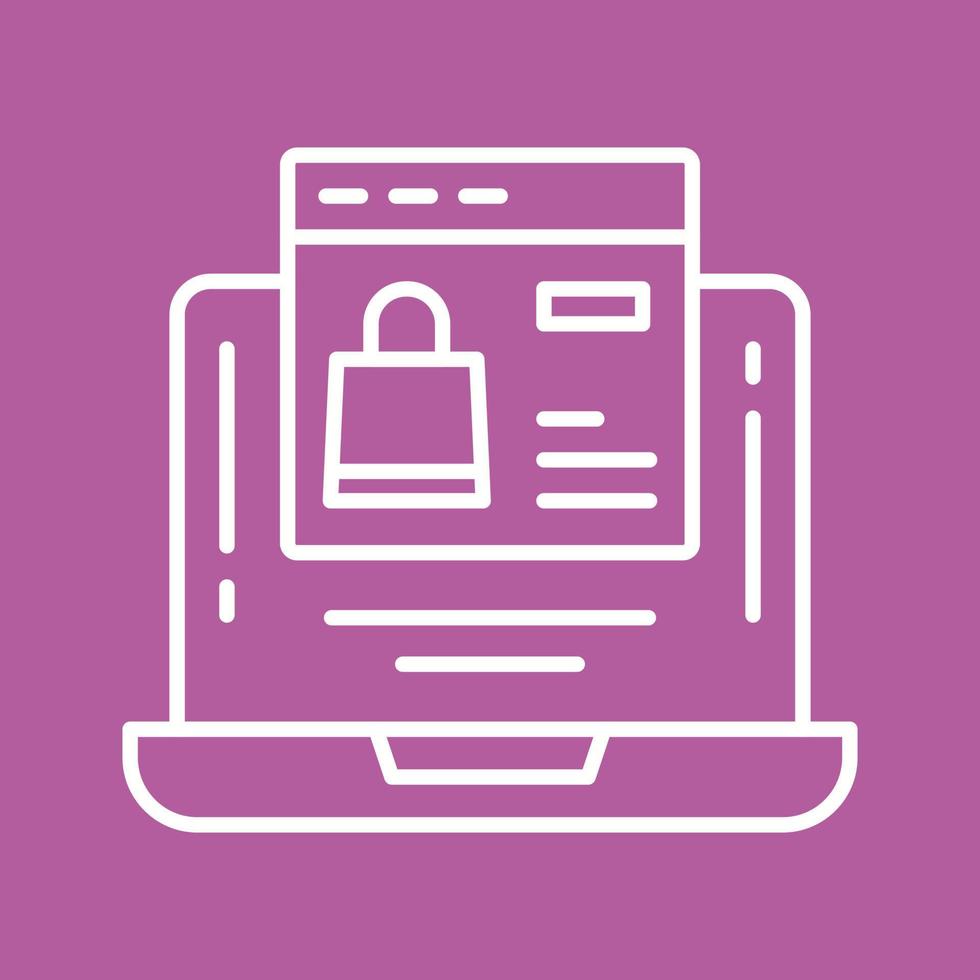 Online Shopping Vector Icon