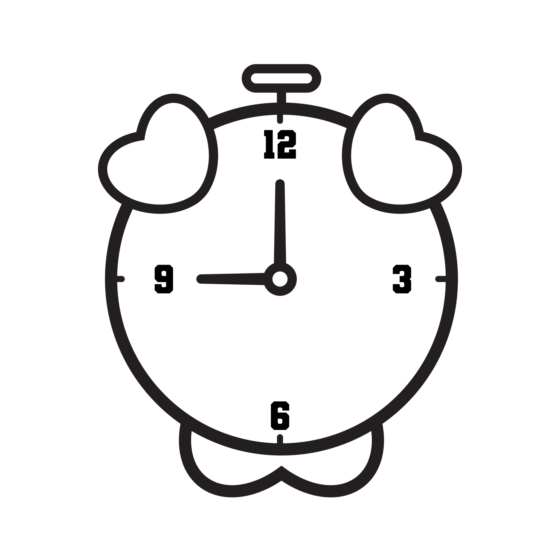 love table alarm clock icon transparent png free icon 19873852 PNG