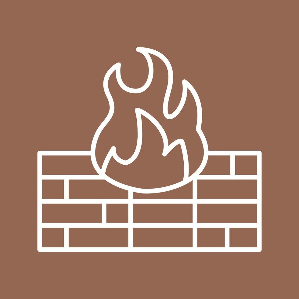 icono de vector de firewall