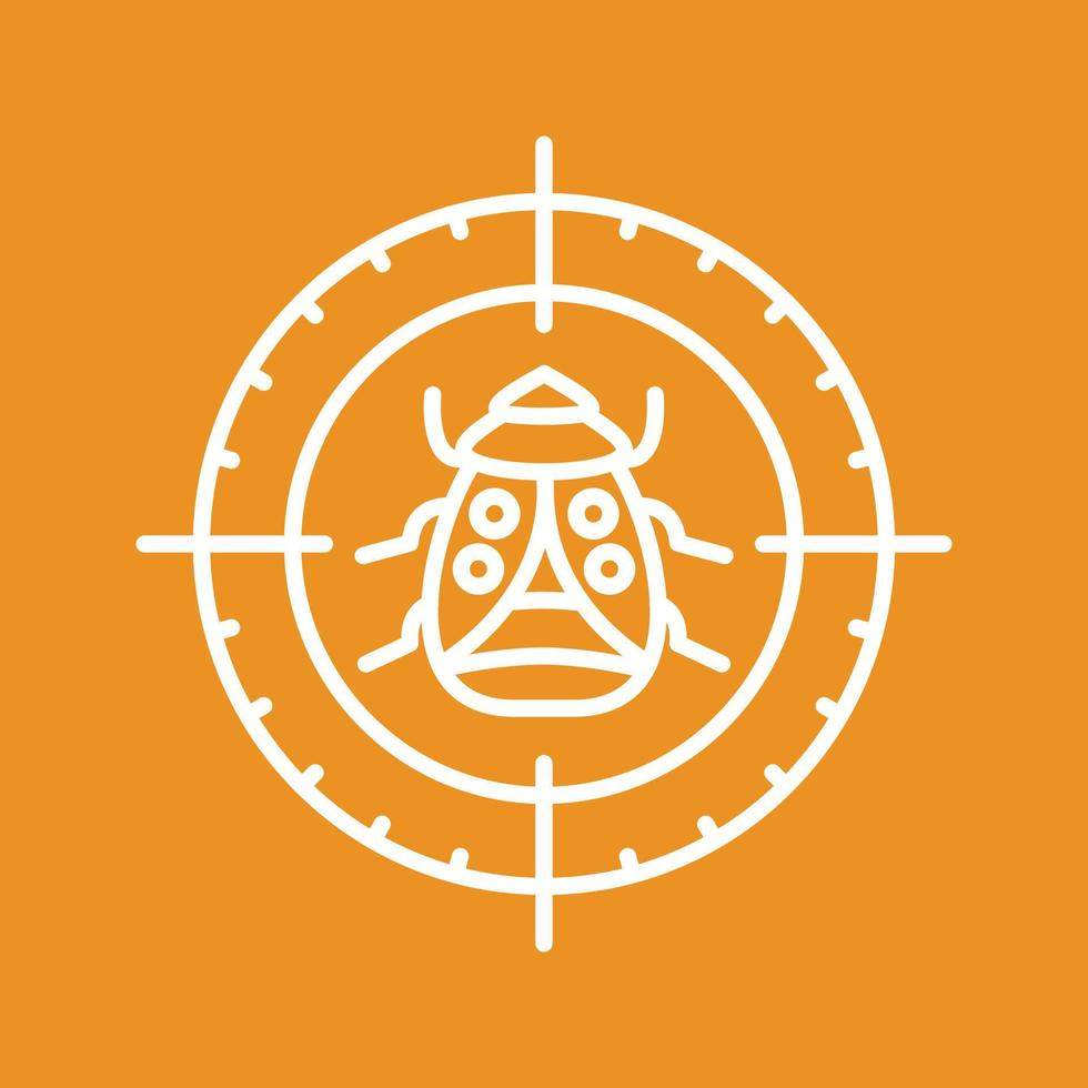 Bug Target Vector Icon