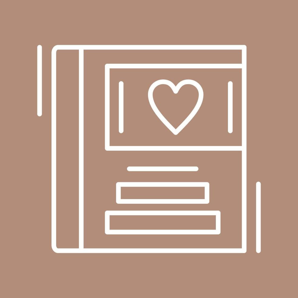 Wedding Album Vector Icon