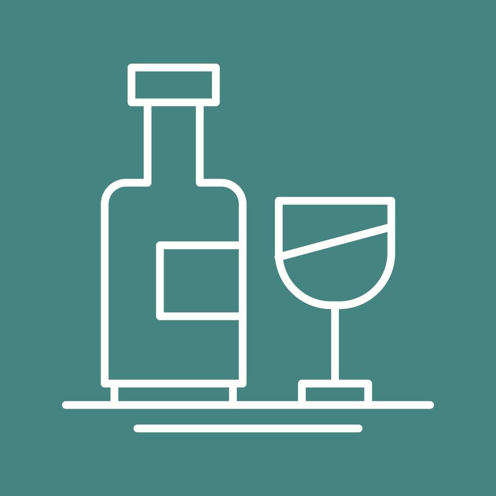 icono de vector de botella de vino