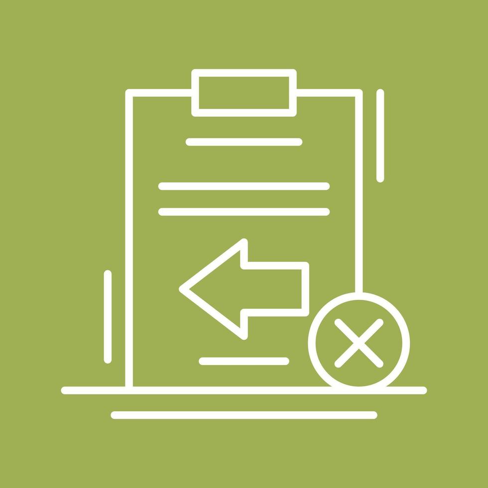 Return Failed Vector Icon