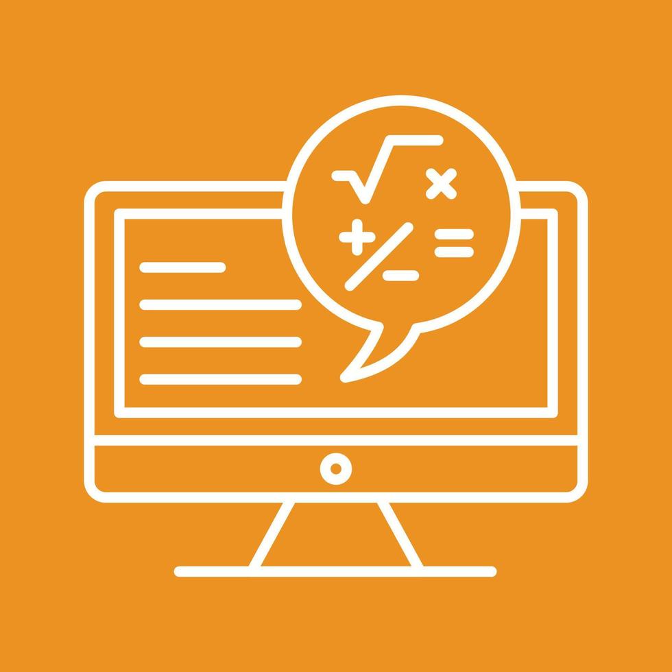 Maths Vector Icon