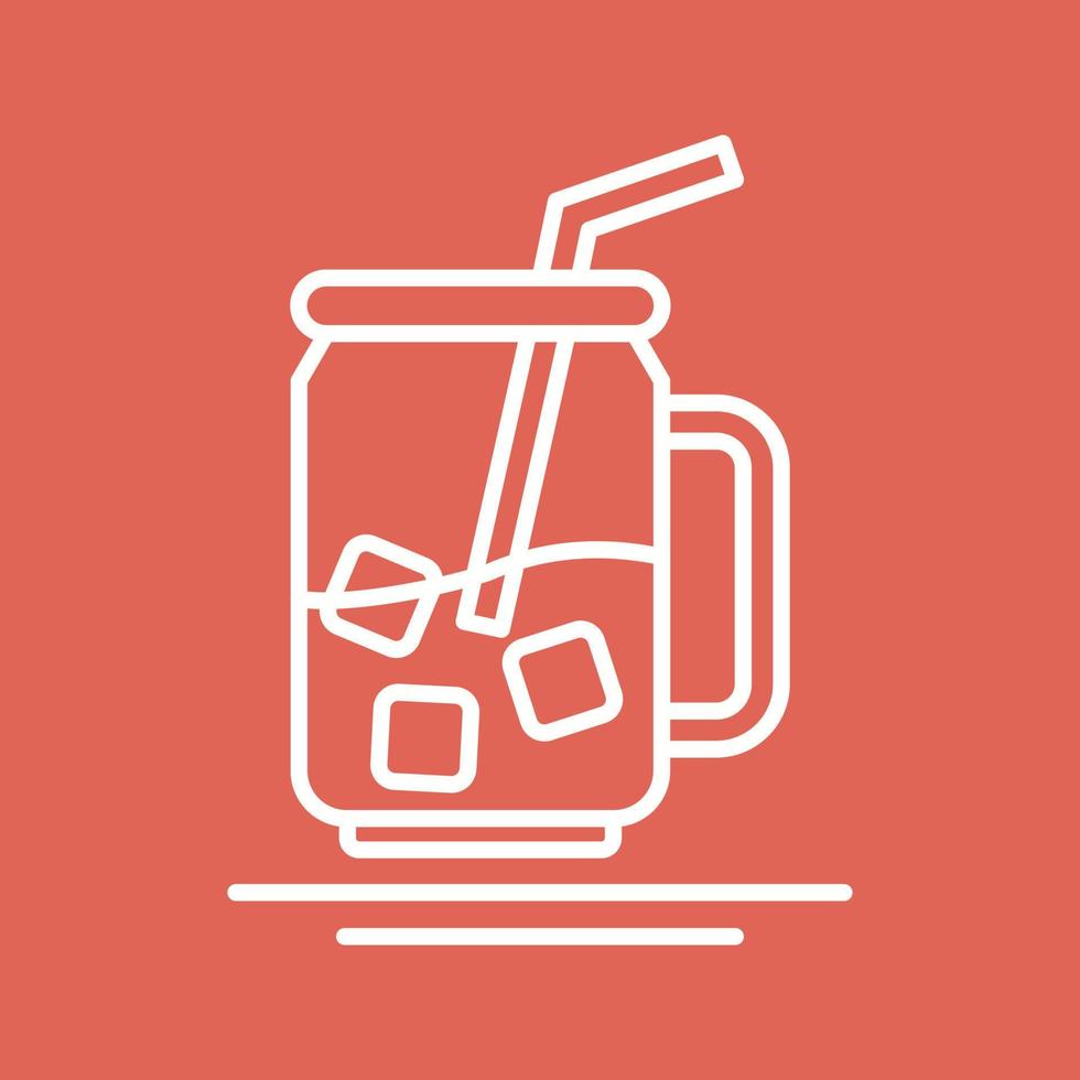 Iced Tea Vector Icon