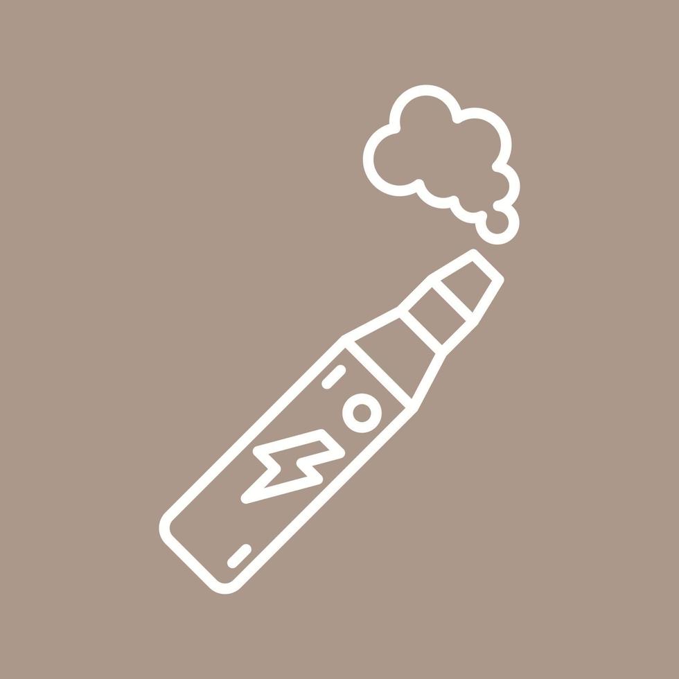 Electronic Cigarette Vector Icon