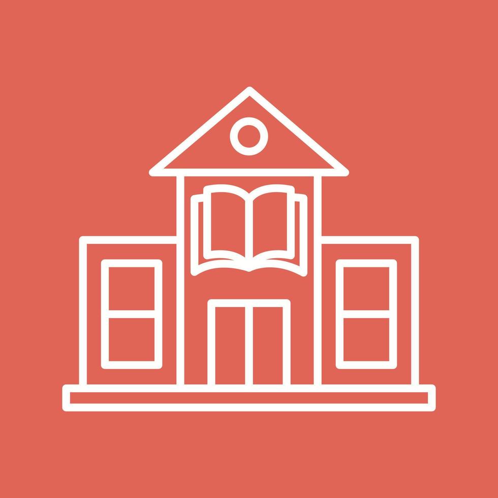 Library Building Vector Icon