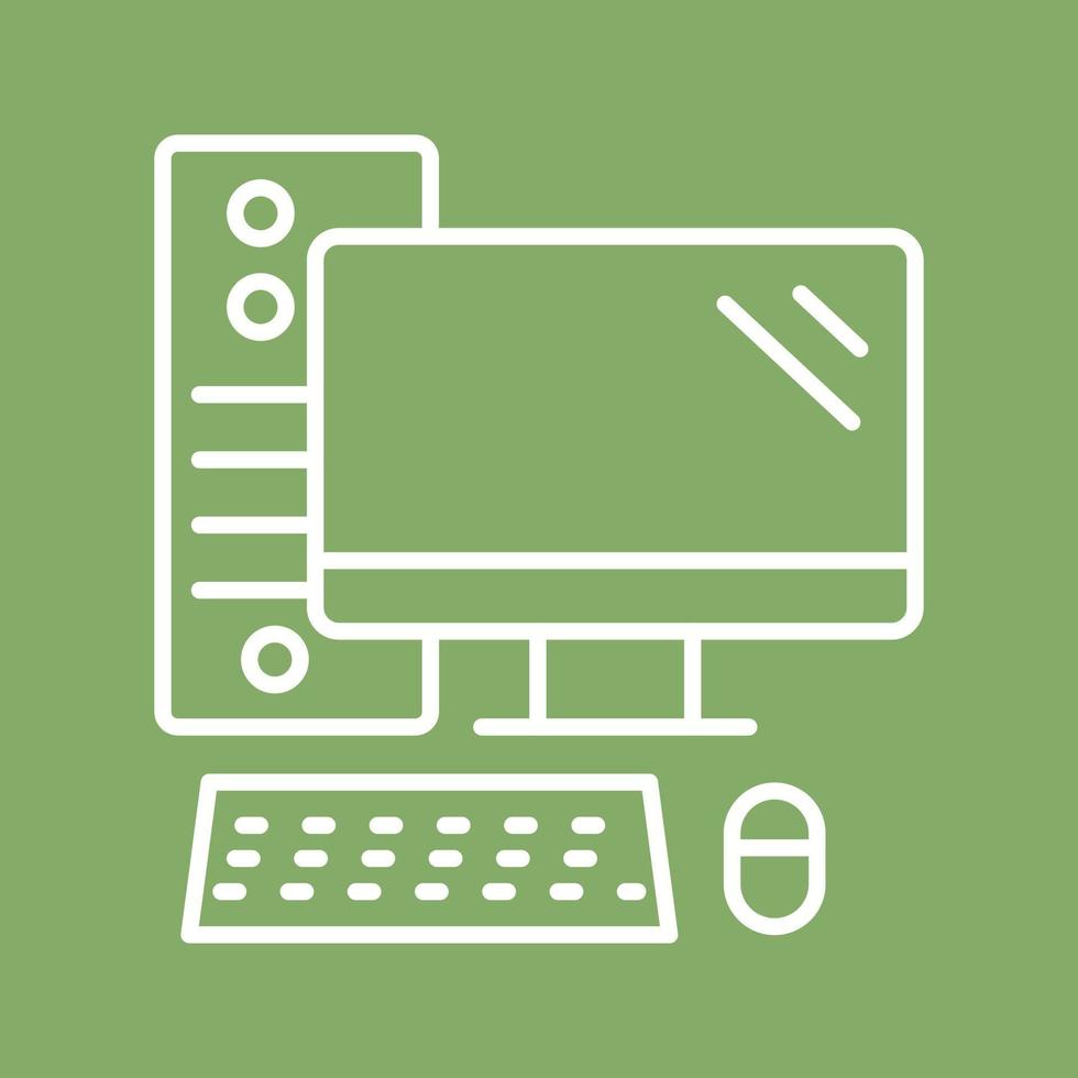 Computer Vector Icon